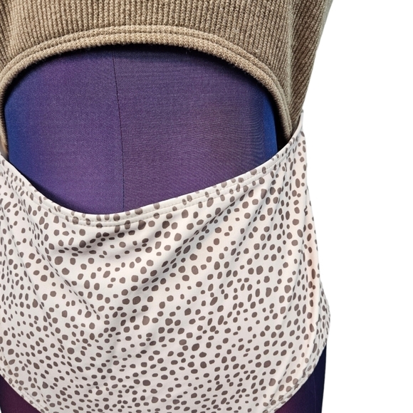 Unbranded Neutral Cut Out One Piece Swim Suit Bathing Suit Size Medium Women Q15 - Picture 3 of 9